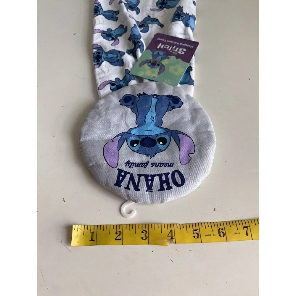 Disney Lilo Stitch‎ Kitchen Hanging Towel Ohana Means Family NEW